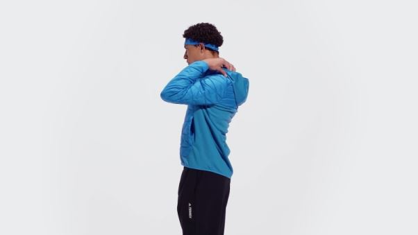 Veste Isolante Multi Hybride Terrex Bleu Choc Adidas