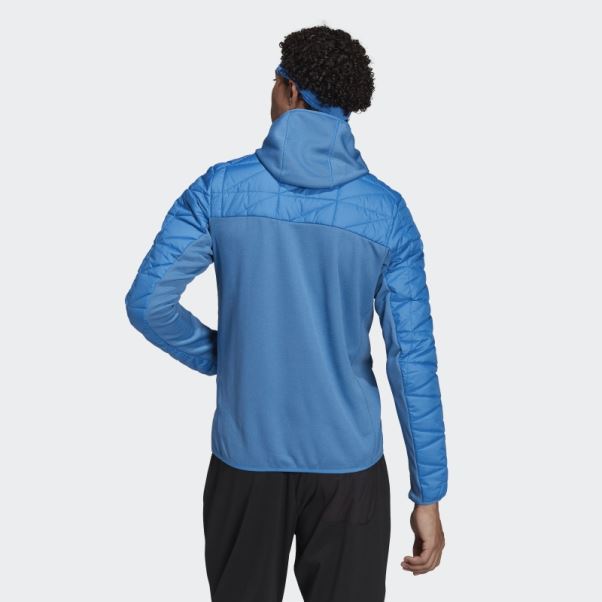 Veste Isolante Multi Hybride Terrex Bleu Choc Adidas
