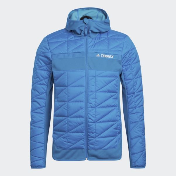 Veste Isolante Multi Hybride Terrex Bleu Choc Adidas