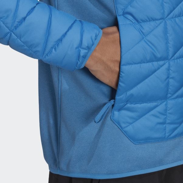 Veste Isolante Multi Hybride Terrex Bleu Choc Adidas