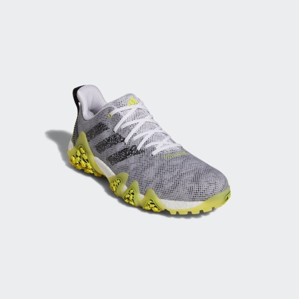 Adidas Codechaos 22 Chaussures De Golf Sans Crampons Jaune