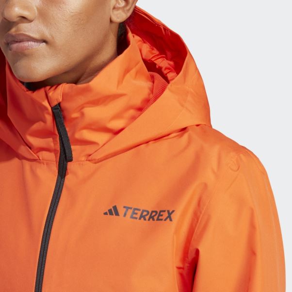Veste De Pluie 2 Couches Adidas Terrex Multi Rain.rdy Orange