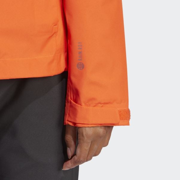 Veste De Pluie 2 Couches Adidas Terrex Multi Rain.rdy Orange