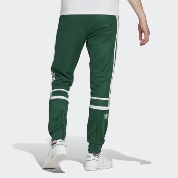 Pantalon Adidas Adicolor Classics Cutline Vert Foncé