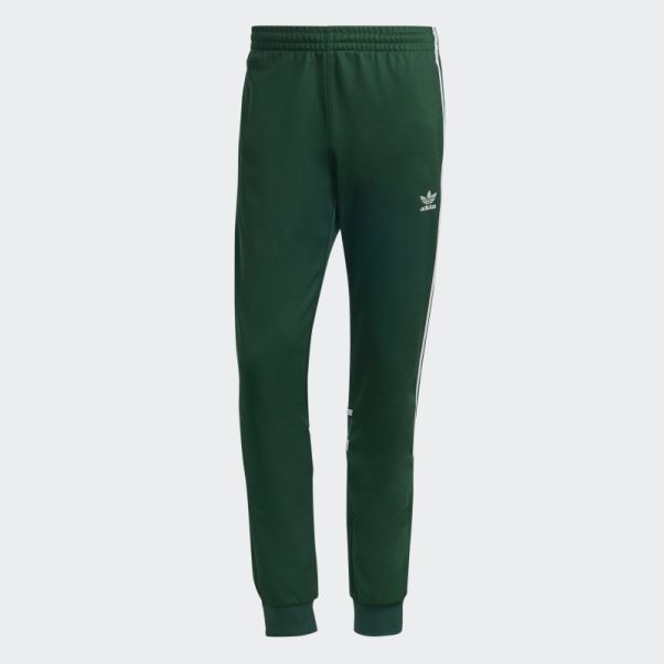 Pantalon Adidas Adicolor Classics Cutline Vert Foncé