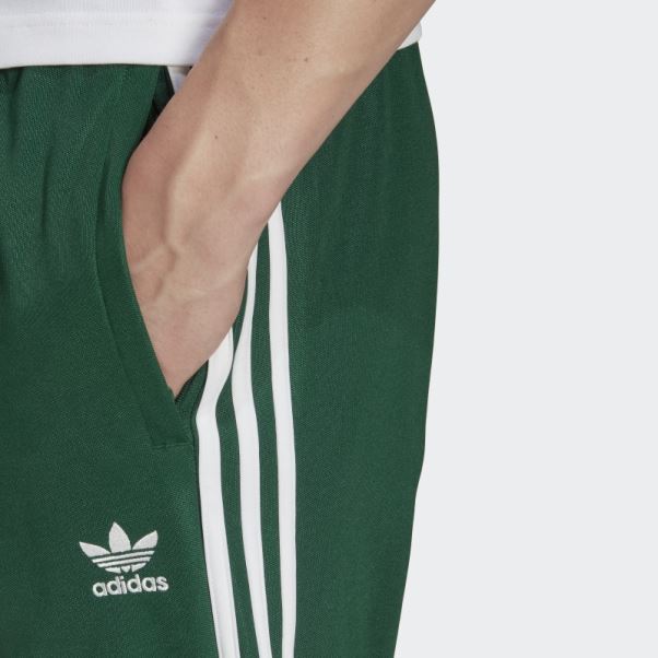 Pantalon Adidas Adicolor Classics Cutline Vert Foncé