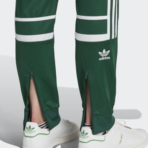 Pantalon Adidas Adicolor Classics Cutline Vert Foncé