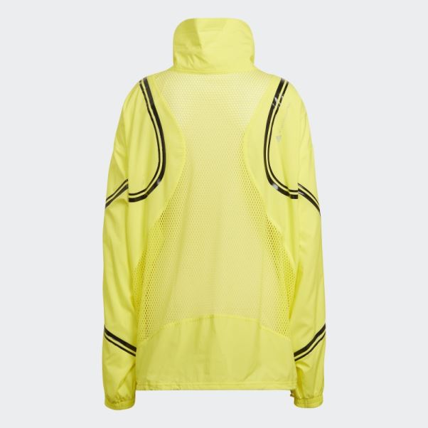 Adidas By Stella Mccartney Veste D'entraînement Tissée Truepace- Grande Taille Hot Shock Jaune