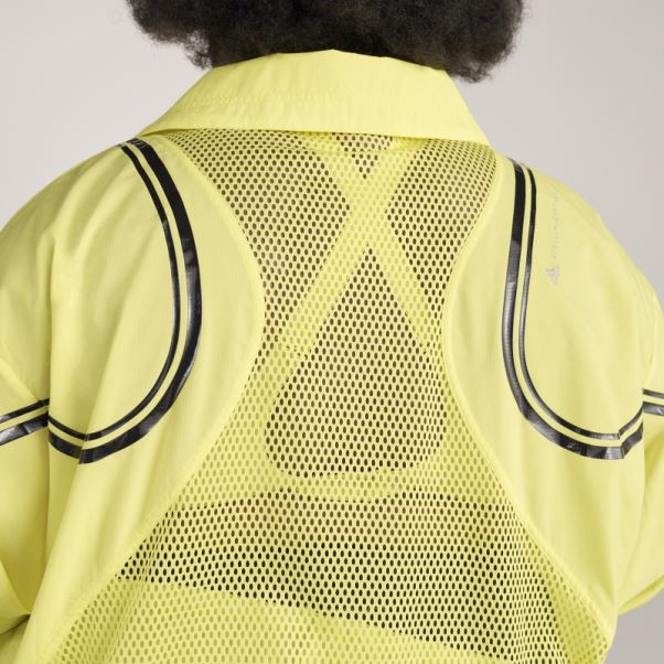 Adidas By Stella Mccartney Veste D'entraînement Tissée Truepace- Grande Taille Hot Shock Jaune