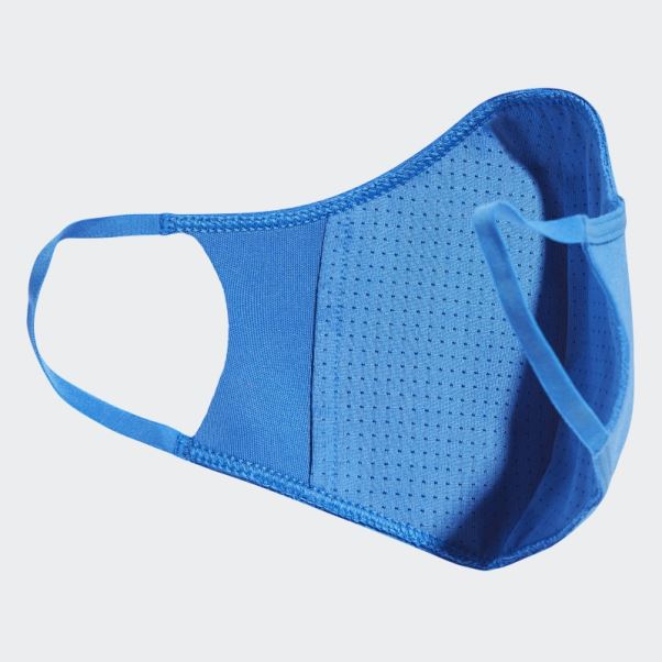 Bleu Oiseau Couvre-visage Adidas Pack De 3 M/l