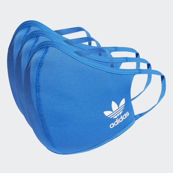 Bleu Oiseau Couvre-visage Adidas Pack De 3 M/l