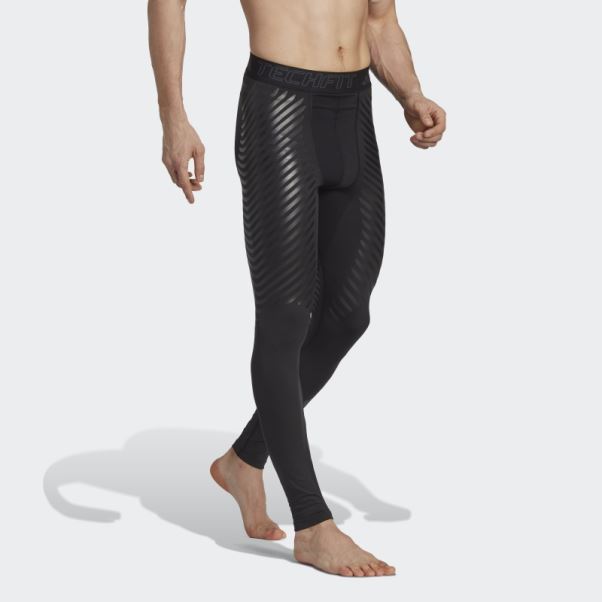 Collants Longs Adidas Techfit Control Training Noir
