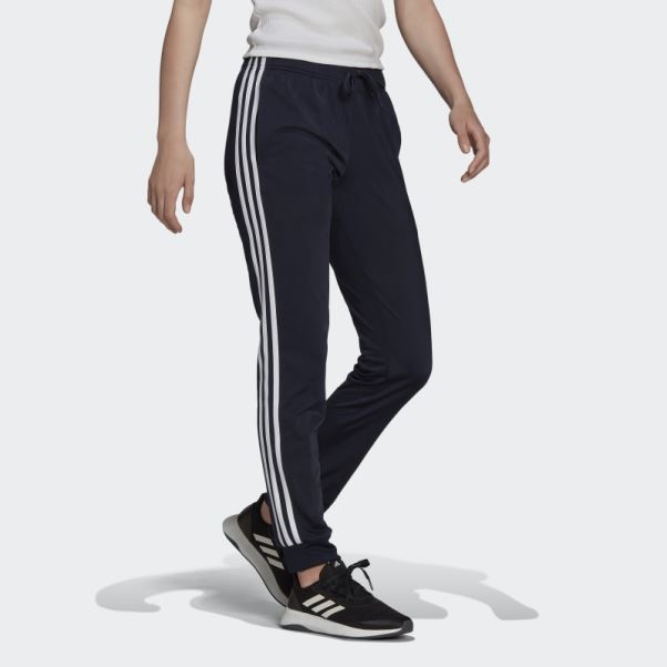 Encre Adidas Primegreen Essentials Warm-up Pantalon De Survêtement Slim Fuselé à 3 Bandes