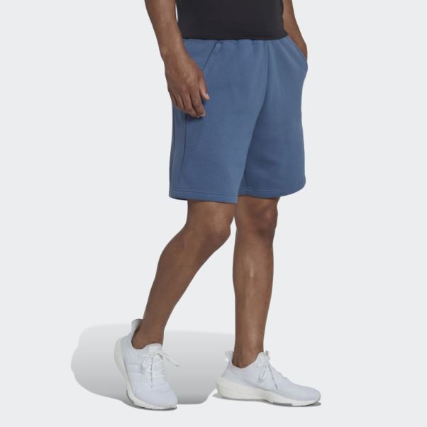 Adidas Stadium Fleece Recyclé Badge Of Sport Short Acier
