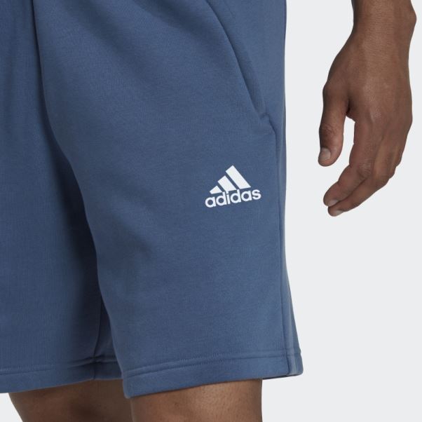 Adidas Stadium Fleece Recyclé Badge Of Sport Short Acier