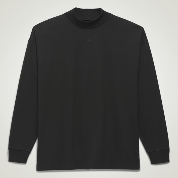 T-shirt à Manches Longues Adidas Basketball Noir Mode