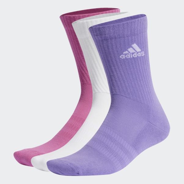 Chaussettes Matelassées 3 Paires Fuchsia Adidas