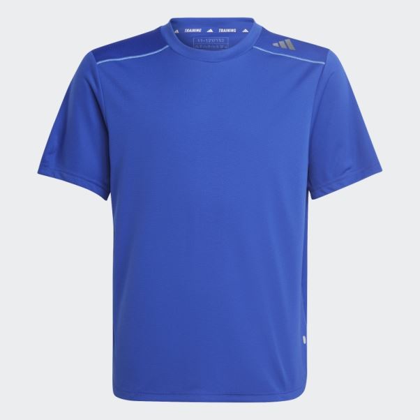 T-shirt Adidas Aeroready Bleu