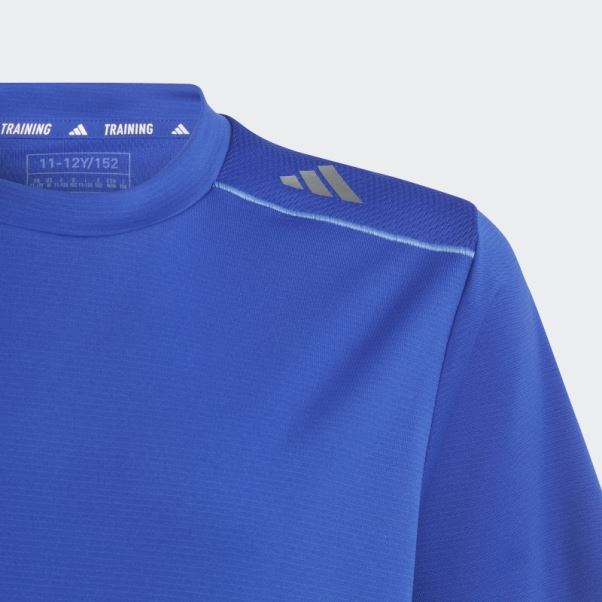 T-shirt Adidas Aeroready Bleu