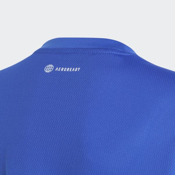 T-shirt Adidas Aeroready Bleu