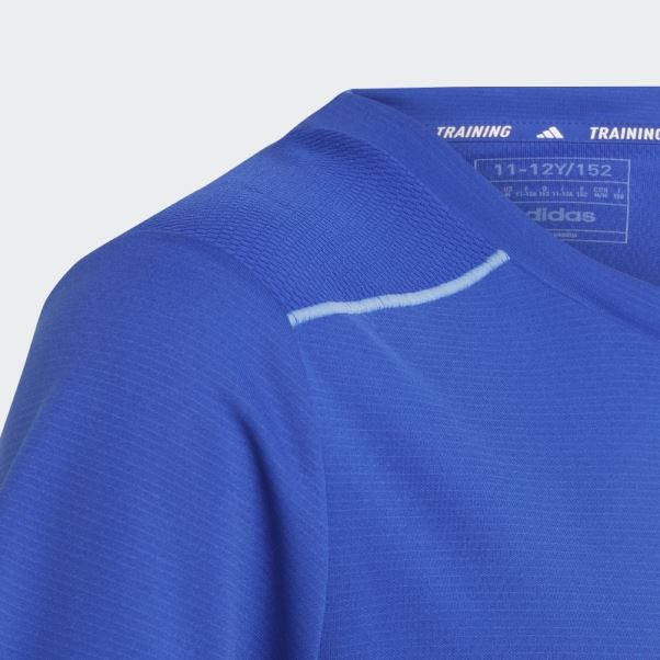 T-shirt Adidas Aeroready Bleu