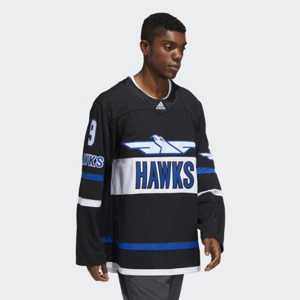 Adidas Maillot Noir Hawks Bombay Authentique