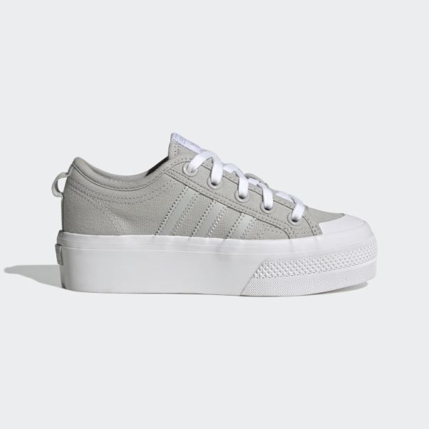 Adidas Nizza Plate-forme Grise