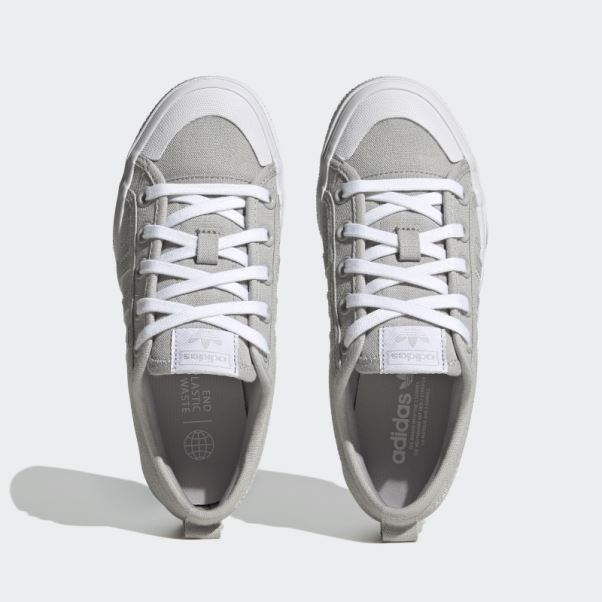Adidas Nizza Plate-forme Grise
