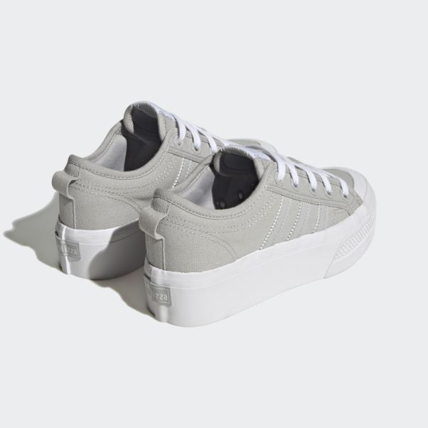 Adidas Nizza Plate-forme Grise