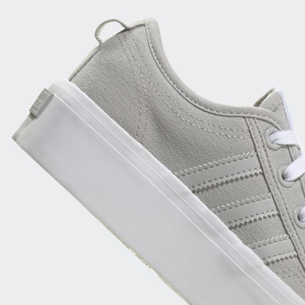 Adidas Nizza Plate-forme Grise