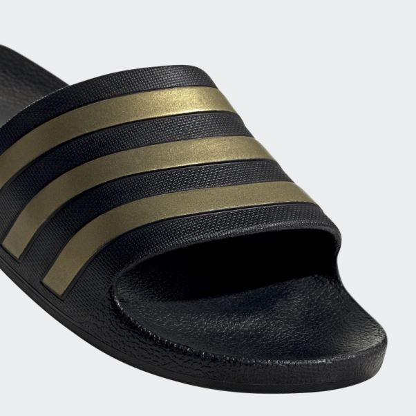 Adilette Aqua Slides Adidas Noir