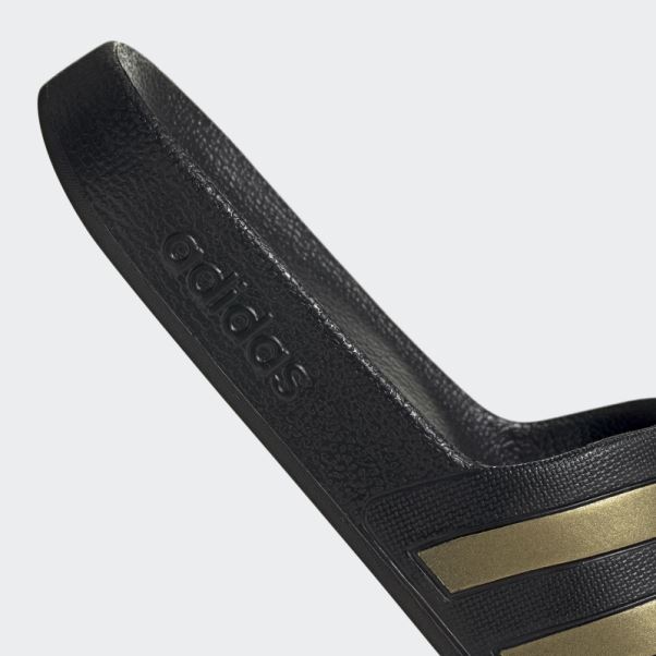 Adilette Aqua Slides Adidas Noir