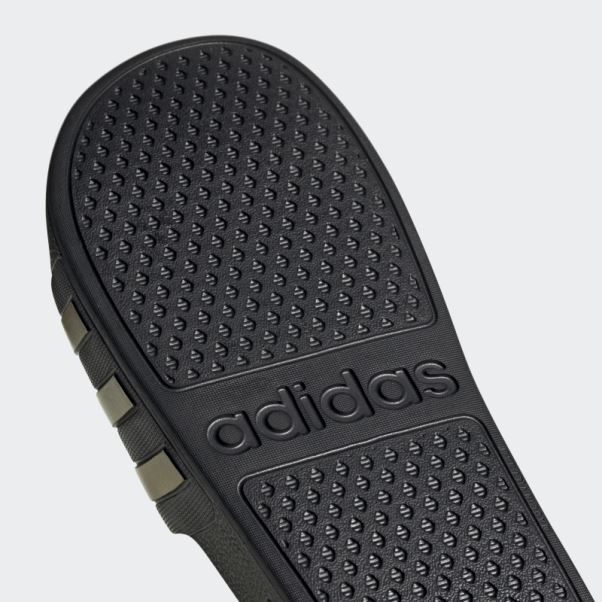 Adilette Aqua Slides Adidas Noir