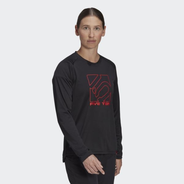 Maillot Manches Longues Adidas Five Ten Noir