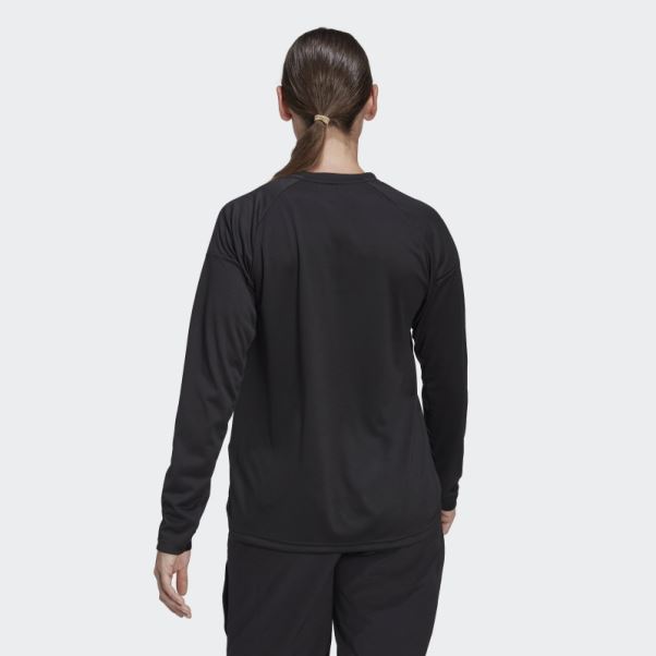 Maillot Adidas Cinq Dix Manches Longues Noir