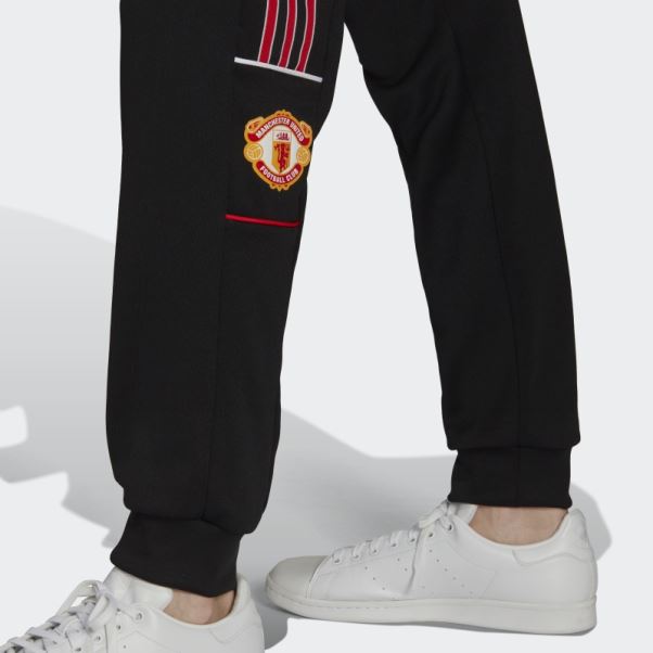 Manchester United Bas De Survêtement Noir Adidas