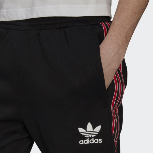Manchester United Bas De Survêtement Noir Adidas
