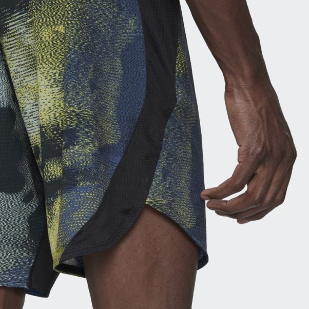Adidas Multicolore D4t Hiit Short D'entraînement Imprimé Sur L'ensemble