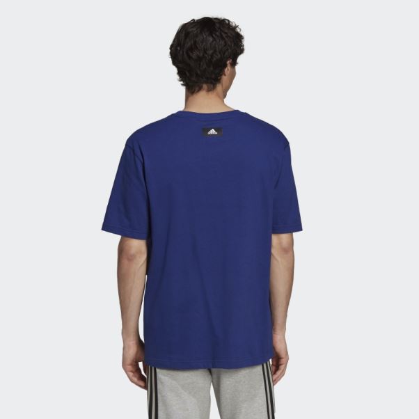 Future Icons T-shirt Graphique Avec Logo Adidas Victory Bleu