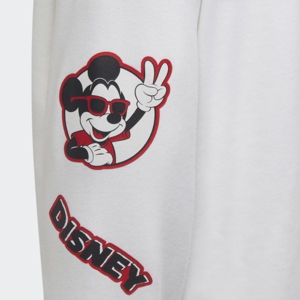 Sweat à Capuche Adidas Mickey Et Ses Amis Disney Blanc