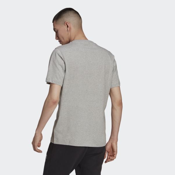 Tee Shirt Trèfle Adidas Adicolor Classics Gris Moyen