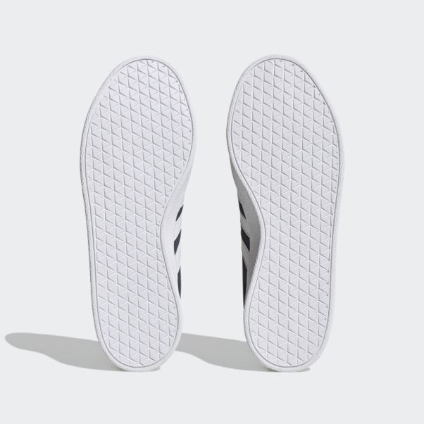 Chaussures Vl Court 2.0 En Daim Bleu Marine Adidas