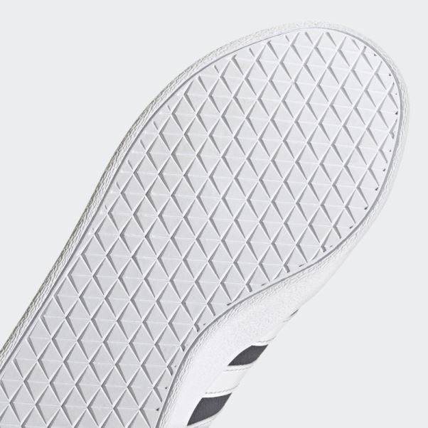 Chaussures Vl Court 2.0 En Daim Bleu Marine Adidas