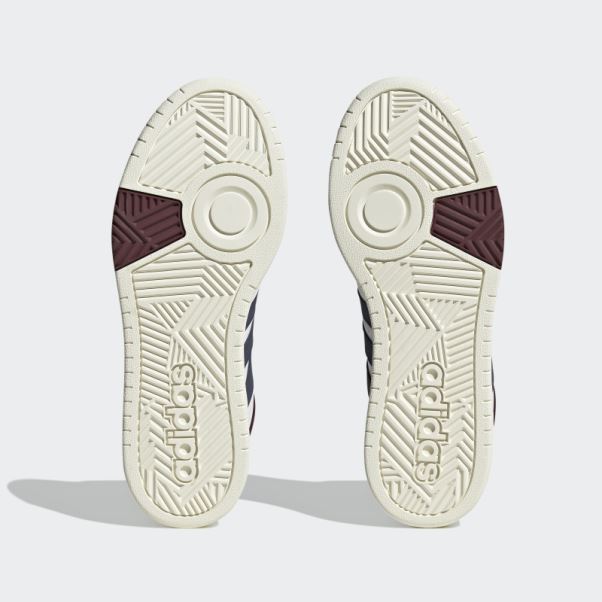 Adidas Hoops 3.0 Mid Classic Vintage Chaussures Blanc