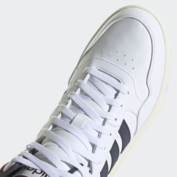 Adidas Hoops 3.0 Mid Classic Vintage Chaussures Blanc