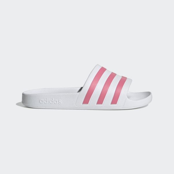 Claquettes Adilette Aqua Blanches Adidas