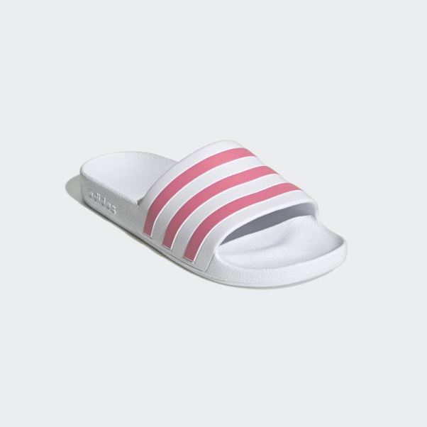 Claquettes Adilette Aqua Blanches Adidas