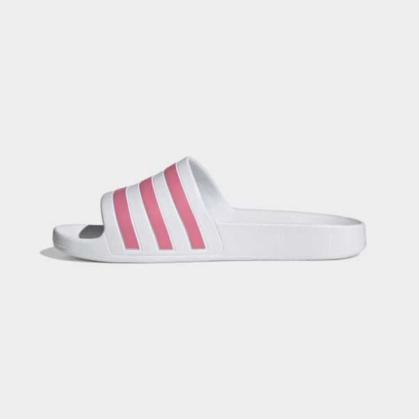 Claquettes Adilette Aqua Blanches Adidas