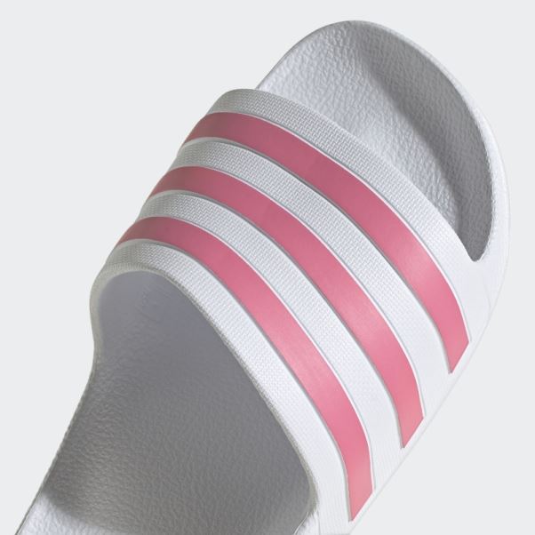 Claquettes Adilette Aqua Blanches Adidas