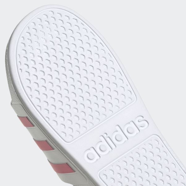 Claquettes Adilette Aqua Blanches Adidas